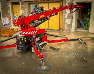 grue araignée avec ventouses